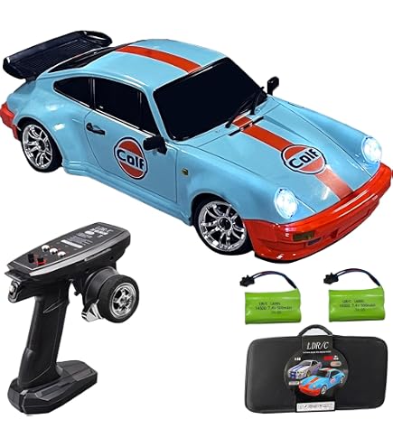 Amazon.com: Moonzeamus LDRC 1898 1:18 RC Drift Car 911 2.4GHz RWD